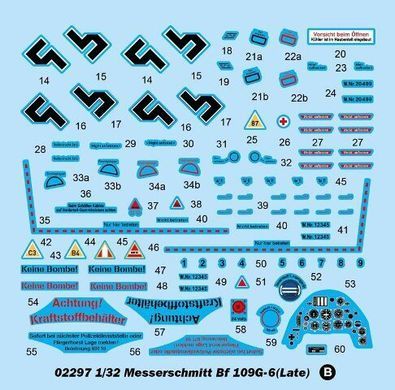 1/32 Messerschmitt Bf-109G-6 германский истребитель (Trumpeter 02297) сборная модель