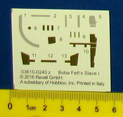 1/160 Star Wars. Boba Fett's Slave I (Revell 03610) Easy Kit