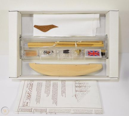 1/240 Английский клиппер Cutty Sark, серия Мини (MiniMamoli MM8) сборная деревянная модель