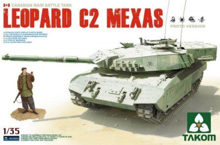 1/35 Leopard C2 Mexas канадский основной боевой танк (Takom 2003) сборная модель
