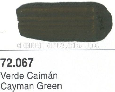 Зелений каймановий, 17 мл (Vallejo Game Color 72067 Cayman Green) акрилова фарба