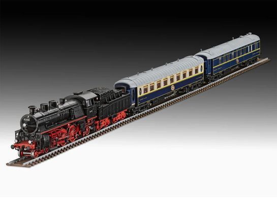 1/87 Локомотив&nbsp;Orient Express з двома вагонами, серія Revell Classics (Revell 02190), збірна модель