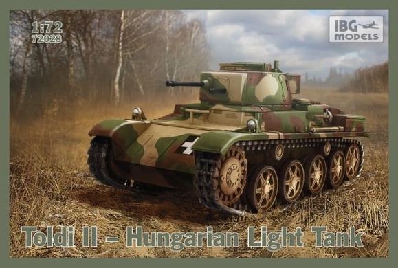 1/72 Toldi II угорський легкий танк (IBG Models 72028) збірна модель