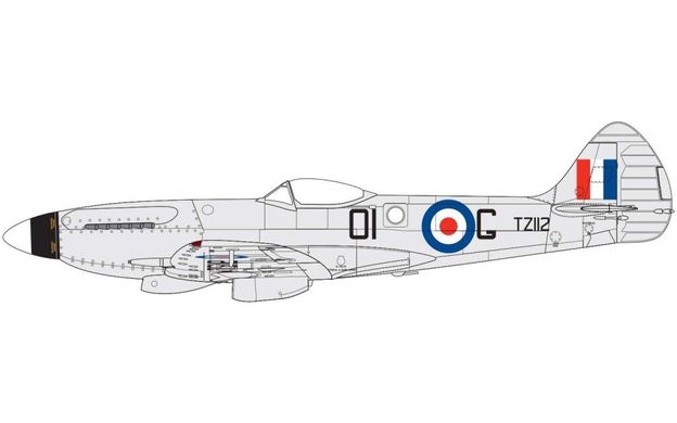 1/48 Supermarine Spitfire FR.Mk.XIV британский истребитель (Airfix 05135) сборная модель