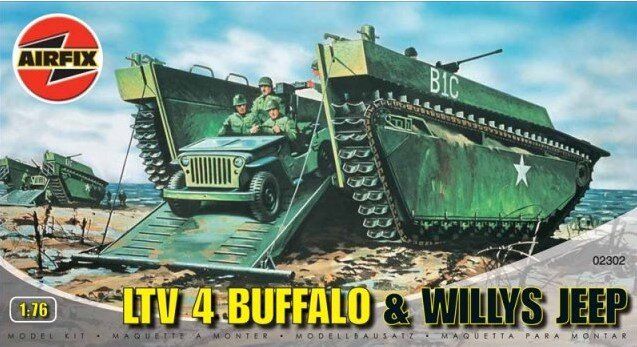 1/76 LTV-4 Buffalo + Willys Jeep (Airfix 02302) ДВЕ модели