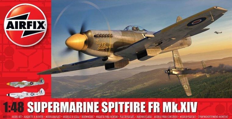 1/48 Supermarine Spitfire FR.Mk.XIV британський винищувач (Airfix 05135) збірна модель
