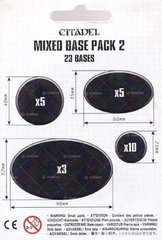 Citadel Mixed Base Pack #2 (Games Workshop 99079999005) Набор подставок, 23 штуки (25 мм, 40 мм, 35*60 мм, 52*90 мм)