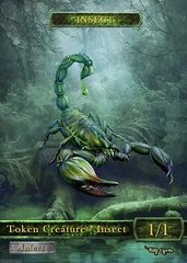 Insect #4 Infect Token Magic: the Gathering (Токен) GnD Cards
