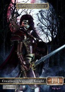 Vampire Knight #3 Token Magic: the Gathering (Токен) GnD Cards