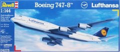 1/144 Boeing 747-8 "Lufthansa" пассажирский самолет (Revell 04275)