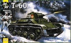 РАРИТЕТ 1/72 Т-60 советский легкий танк (Military Wheels 7251) сборная модель