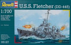 1/700 U.S.S. Fletcher (DD-445) американский эсминец (Revell 05127)