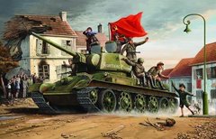1/16 Т-34/76 образца 1943 года советский танк (Trumpeter 00903) -ИНТЕРЬЕРНАЯ МОДЕЛЬ-