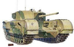 1/35 Churchill Mk.III британский пехотный танк (AFV Club 35153) сборная модель