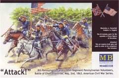 1/35 8-ой Пенсильванский кавалерийский полк (Master Box 3550)