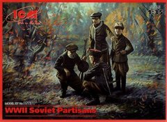 1/35 Радянські партизани Другої світової війни, 4 фігури (ICM 35631), збірні пластикові