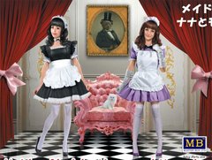 1/35 Nana и Momoko - девушки из Maid Cafe (Master Box 35186) сборные пластиковые фигуры
