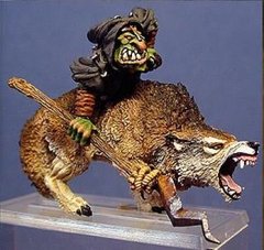 Орки и Гоблины (Orcs and Goblins) - Goblin Wolf Rider II - GameZone Miniatures GMZN-04-38