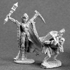 Reaper Miniatures Dark Heaven Legends - Nathrae,Dark Elf andServt - RPR-3110