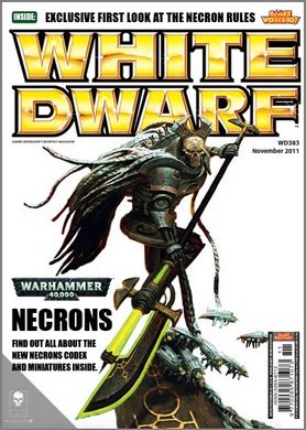 Журнал "White Dwarf" 11/2011 November WD383. Журнал от Games Workshop про Warhammer (на английском языке)