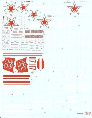 1/48 Декаль для самолета Яковлев Як-3 (Authentic Decals 4853)