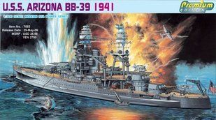 Aircraft Carrier U.S.S. "Arizona" (BB-39, 1941) 1:700
