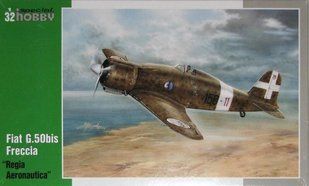 1/32 Fiat G.50bis Freccia итальянский истребитель (Special Hobby 32056) сборная модель