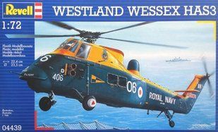 1/72 Westland Wessex HAS3 британський гелікоптер&nbsp;(Revell 04439), збірна модель