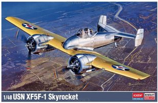 1/48 USN XF5F-1 Skyrocket американський палубний винищувач (Academy 12363), збірна модель