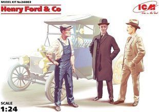 1/24 Henry Ford and Co, 3 фігури (ICM 24003), збірні пластикові