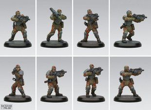 AT-43 Red Block - Unit Box: RPG Soldaty, Rackham RACKRBRE03