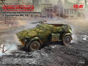 1/35 Sd.Kfz.247 Ausf.B немецкий бронеавтомобиль (ICM 35112), сборная модель