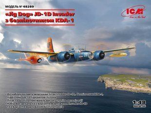 1/48 JD-1D Invader &ldquo;Jig Dog&rdquo; з безпілотником KDA-1 (ICM 48289), збірна модель