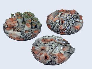 MicroArt Studio Bases - Trash Base, Flaying 60mm (1) - MNART-BB14R04A