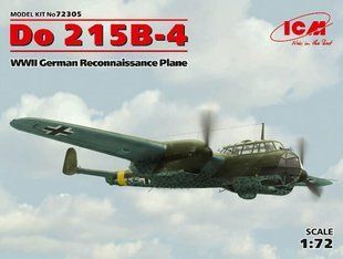 1/72 Dornier Do-215B-4 німецький літак-развідник (ICM 72305), збірна модель
