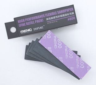 Гнучкий наждачний спонж #800 Grit, 6 штук (DSPIAE/Meng MTS-041e High Performance Flexible Sandpaper)