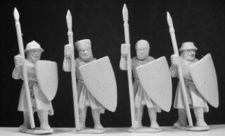 Gripping Beast Miniatures - Knights/Sergeants Variants Standing (4) - GRB-LCF06