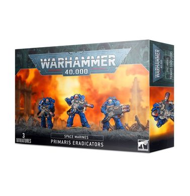 Space Marines Primaris Eradicators, мініатюри Warhammer 40000, збірні пластикові (Games Workshop 48-43)
