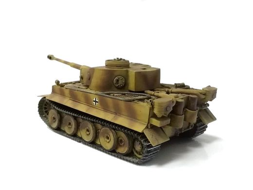 1/72 Германский танк Pz.Kpfw.VI Tiger I, готовая модель (авторская работа)