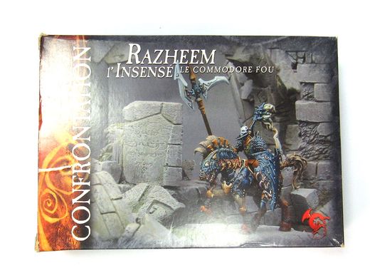 Razheem the Insane, мініатюра Confrontation (Rackham SCLV01), збірна металева