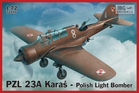 1/72 PZL.23A Karas польский легкий бомбардировщик (IBG Models 72505) сборная модель