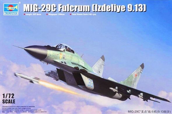 1/72 МіГ-29С "виріб 9.13" реактивний винищувач (Trumpeter 1675), збірна модель