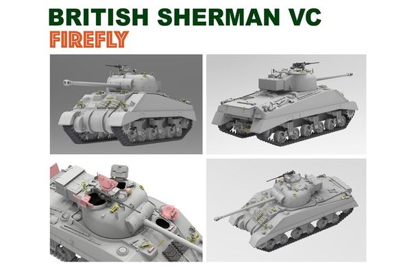 1/35 Sherman VC Firefly британський танк (Rye Field Model RM-5038), збірна модель