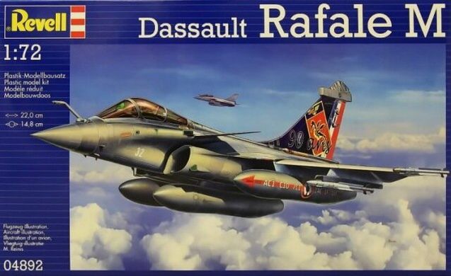 1/72 Dassault Rafale M французский реактивный самолет (Revell 04892)