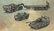 1/72 Транспортер SLT50-3 Elefant с полуприцепом SaAnh. 52t., бронеавтомобилем Fennek и САУ Panzerhaubitze 2000 (Revell 03204), сборные модели