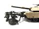 1/35 Танк M1A1 Abrams с колейным минным тралом, готовая модель, авторская работа