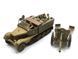 1/35 Тягач Sd.Kfz.11 з гаубицею Le.FH.18 та фігурами, готова модель авторської роботи