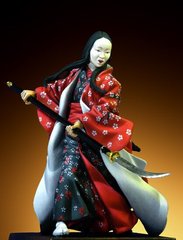 54 мм Самурай-женщина, 1600-1867 года
