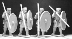 Gripping Beast Miniatures - Unarmoured with hat, standing ready (4) - GRB-LR13