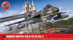 1/48 Hawker Hunter FGA.9/FR.10/GA.11 британский истребитель-бомбардировщик (Airfix A09192), сборная модель